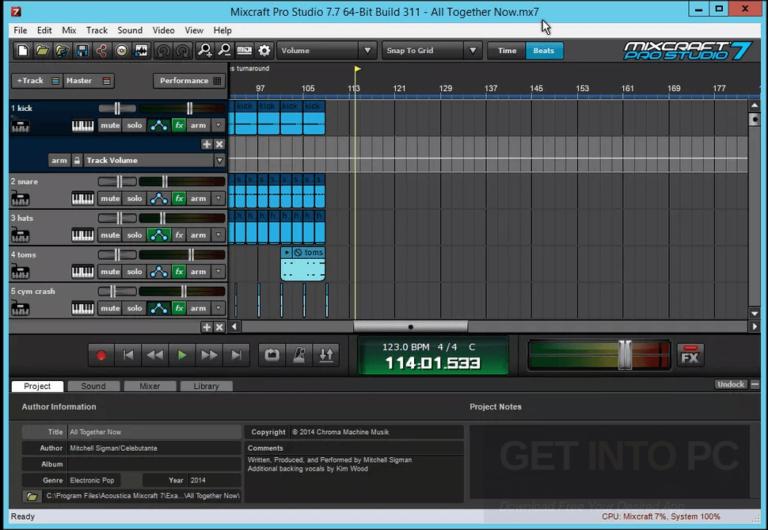 acoustica mixcraft windows 7 free download